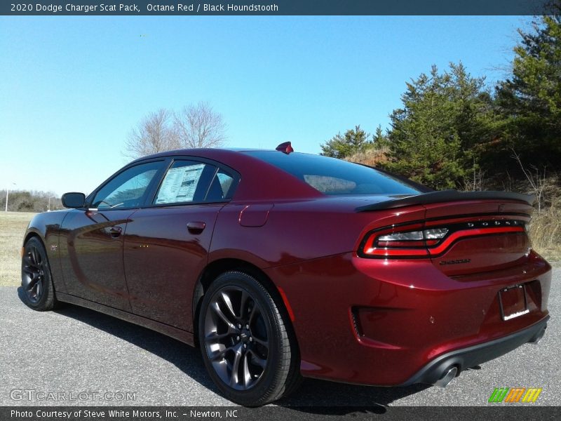 Octane Red / Black Houndstooth 2020 Dodge Charger Scat Pack