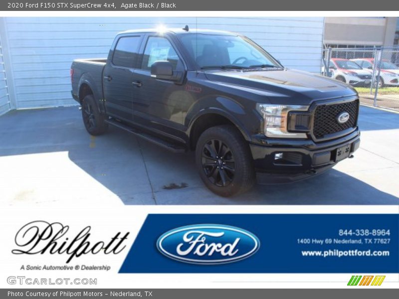 Agate Black / Black 2020 Ford F150 STX SuperCrew 4x4