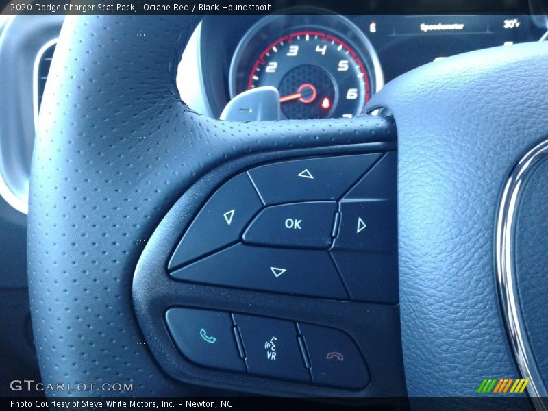 Octane Red / Black Houndstooth 2020 Dodge Charger Scat Pack