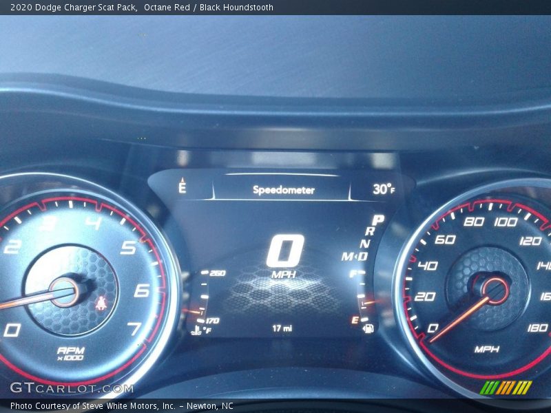 Octane Red / Black Houndstooth 2020 Dodge Charger Scat Pack