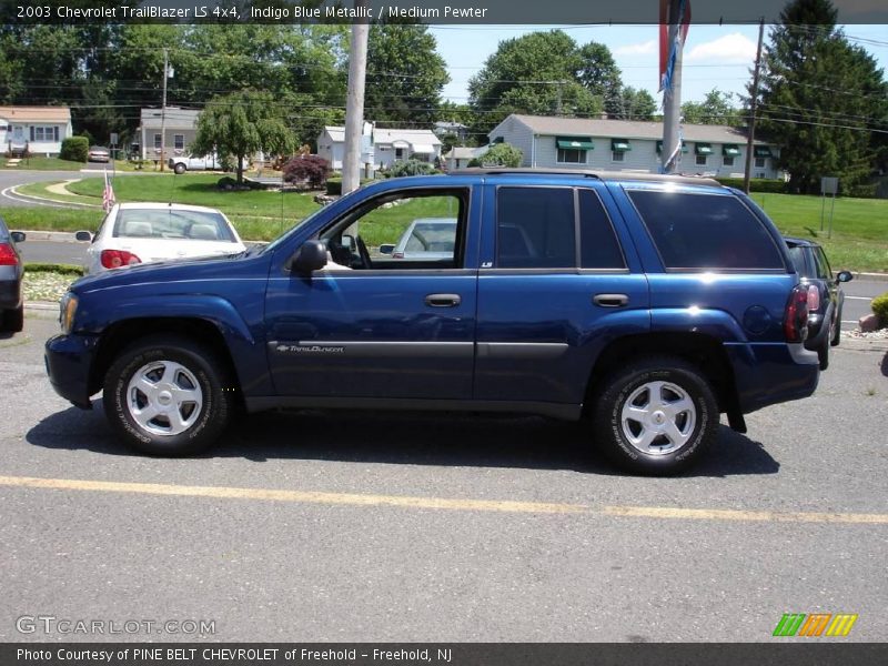 Indigo Blue Metallic / Medium Pewter 2003 Chevrolet TrailBlazer LS 4x4