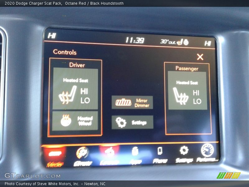 Octane Red / Black Houndstooth 2020 Dodge Charger Scat Pack