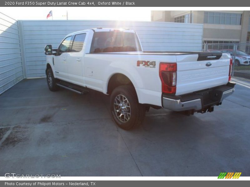 Oxford White / Black 2020 Ford F350 Super Duty Lariat Crew Cab 4x4