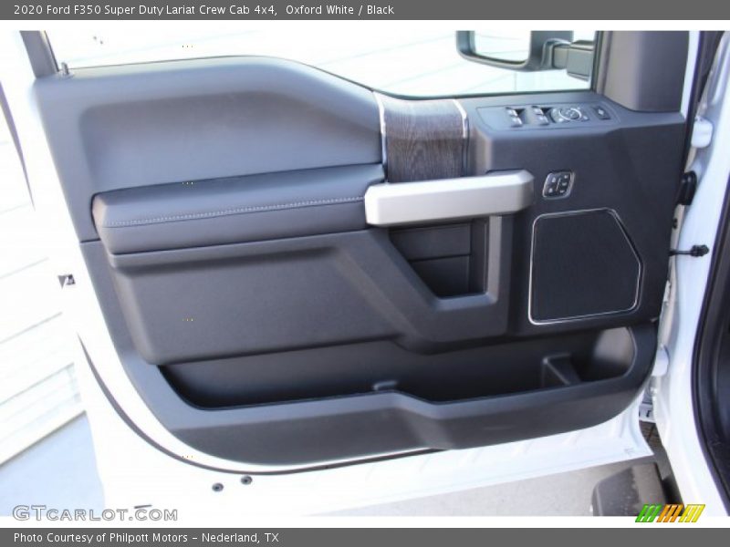 Oxford White / Black 2020 Ford F350 Super Duty Lariat Crew Cab 4x4