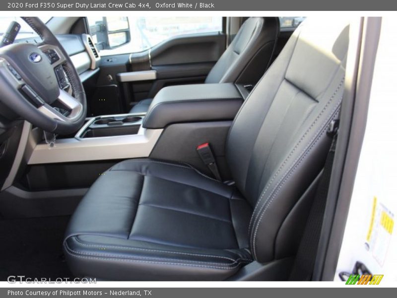 Oxford White / Black 2020 Ford F350 Super Duty Lariat Crew Cab 4x4