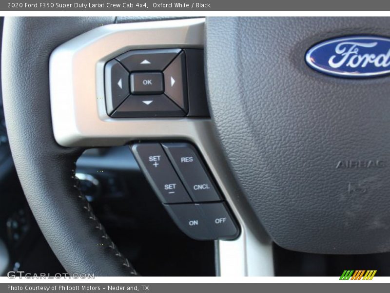 Oxford White / Black 2020 Ford F350 Super Duty Lariat Crew Cab 4x4