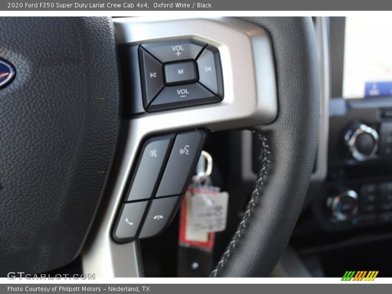 Oxford White / Black 2020 Ford F350 Super Duty Lariat Crew Cab 4x4