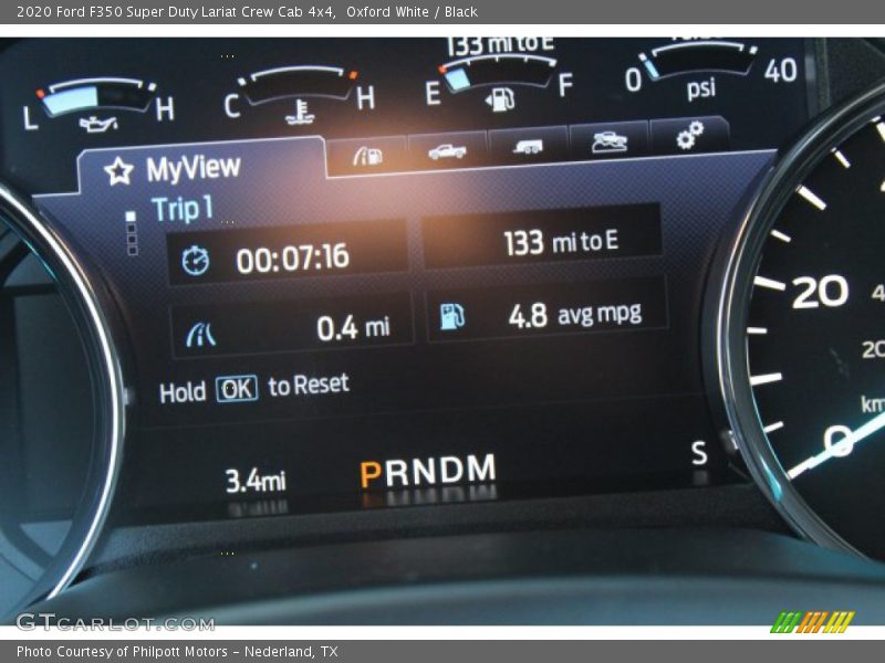 Oxford White / Black 2020 Ford F350 Super Duty Lariat Crew Cab 4x4