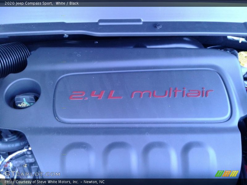 White / Black 2020 Jeep Compass Sport