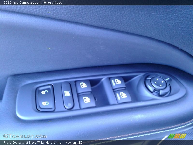 White / Black 2020 Jeep Compass Sport