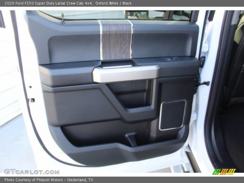 Oxford White / Black 2020 Ford F350 Super Duty Lariat Crew Cab 4x4