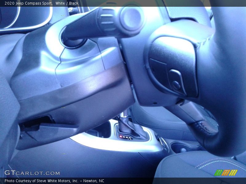 White / Black 2020 Jeep Compass Sport