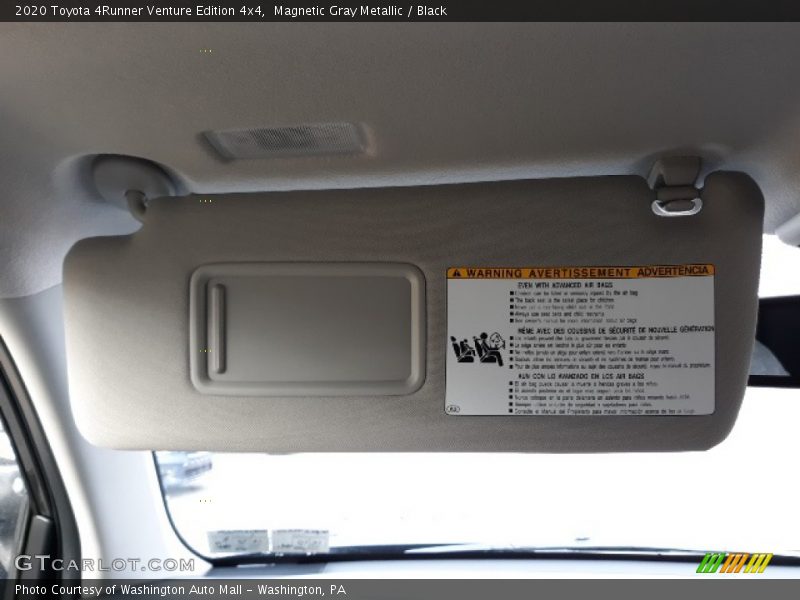 Magnetic Gray Metallic / Black 2020 Toyota 4Runner Venture Edition 4x4