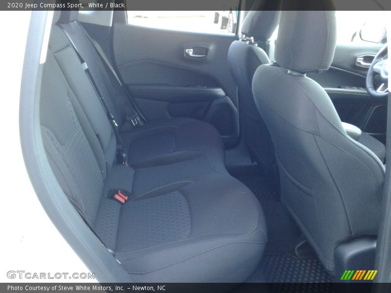 White / Black 2020 Jeep Compass Sport