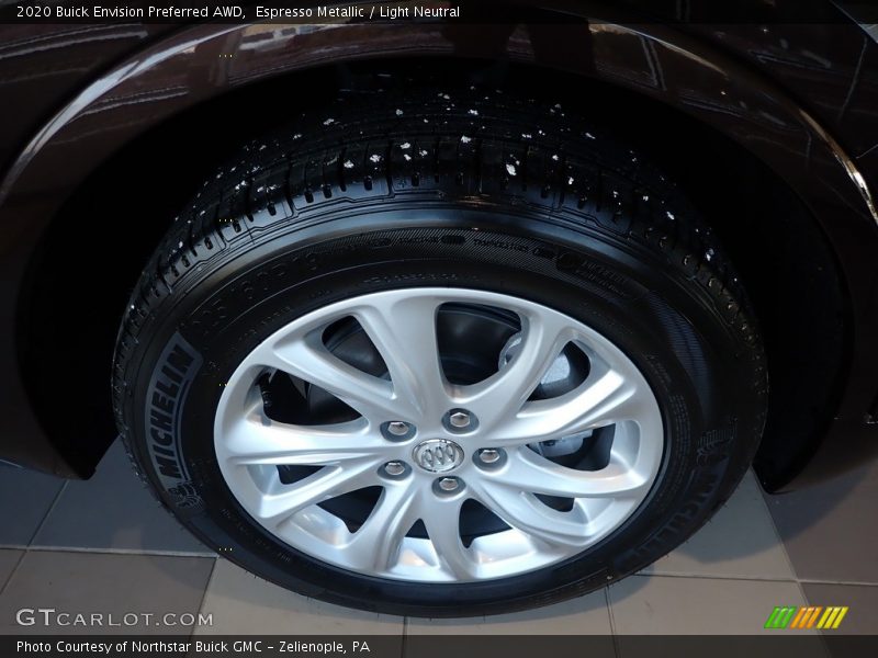 Espresso Metallic / Light Neutral 2020 Buick Envision Preferred AWD