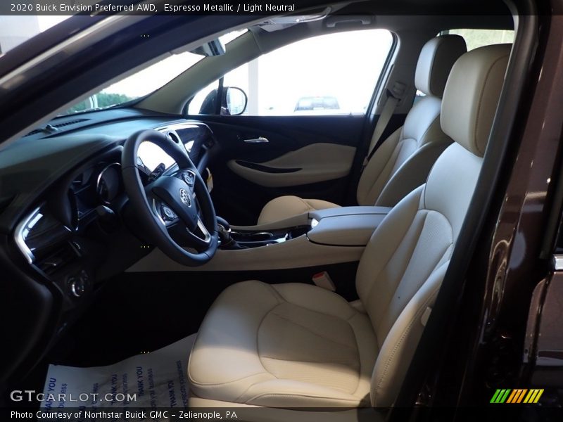 Espresso Metallic / Light Neutral 2020 Buick Envision Preferred AWD