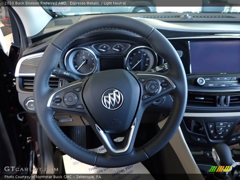 Espresso Metallic / Light Neutral 2020 Buick Envision Preferred AWD
