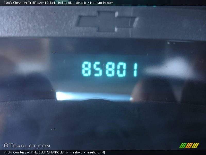 Indigo Blue Metallic / Medium Pewter 2003 Chevrolet TrailBlazer LS 4x4