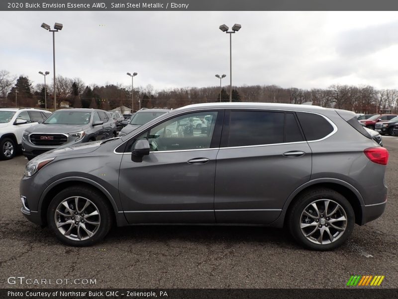 Satin Steel Metallic / Ebony 2020 Buick Envision Essence AWD
