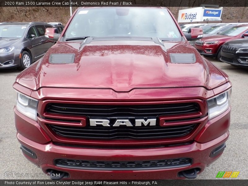 Delmonico Red Pearl / Black 2020 Ram 1500 Laramie Crew Cab 4x4