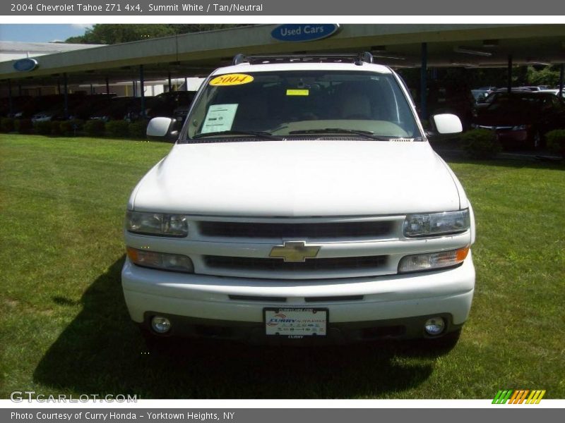 Summit White / Tan/Neutral 2004 Chevrolet Tahoe Z71 4x4