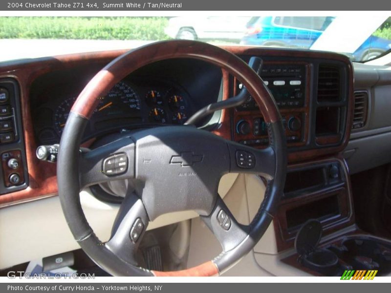Summit White / Tan/Neutral 2004 Chevrolet Tahoe Z71 4x4