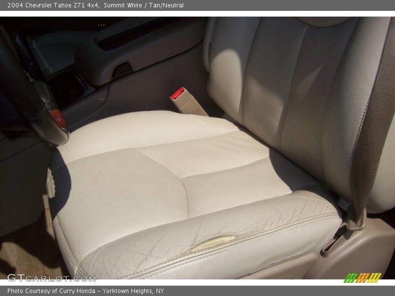 Summit White / Tan/Neutral 2004 Chevrolet Tahoe Z71 4x4