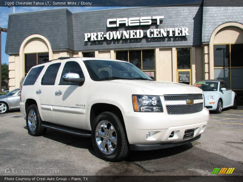 Summit White / Ebony 2008 Chevrolet Tahoe LT
