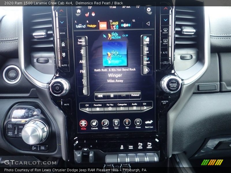 Controls of 2020 1500 Laramie Crew Cab 4x4