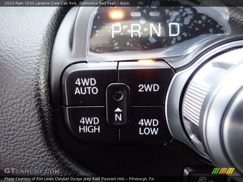 Controls of 2020 1500 Laramie Crew Cab 4x4