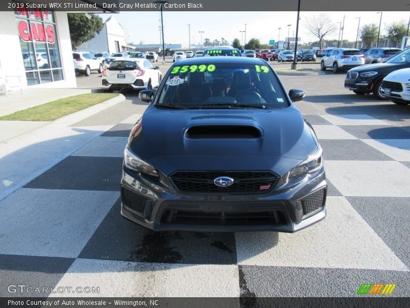 Dark Gray Metallic / Carbon Black 2019 Subaru WRX STI Limited