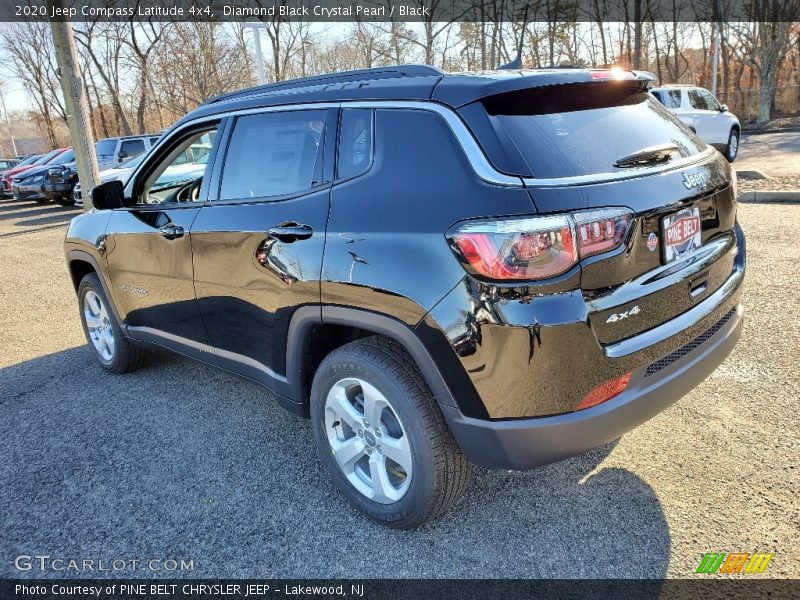 Diamond Black Crystal Pearl / Black 2020 Jeep Compass Latitude 4x4