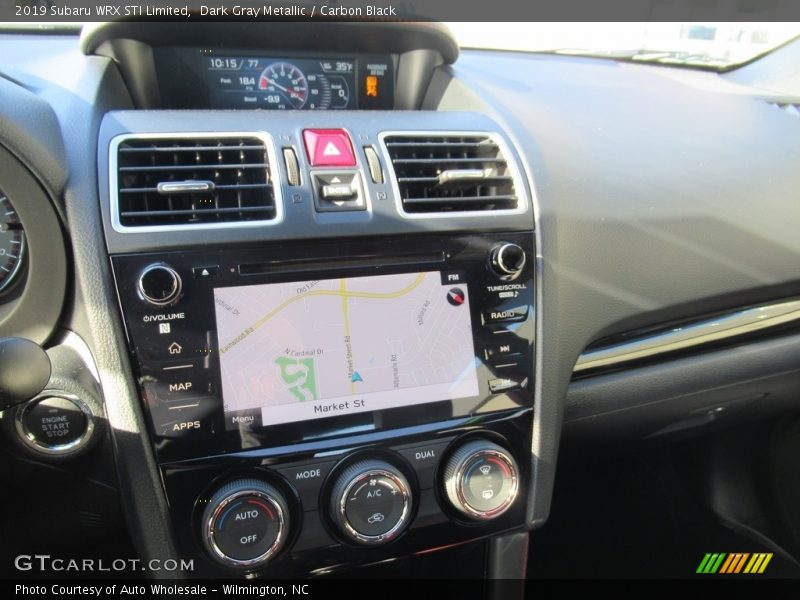 Navigation of 2019 WRX STI Limited