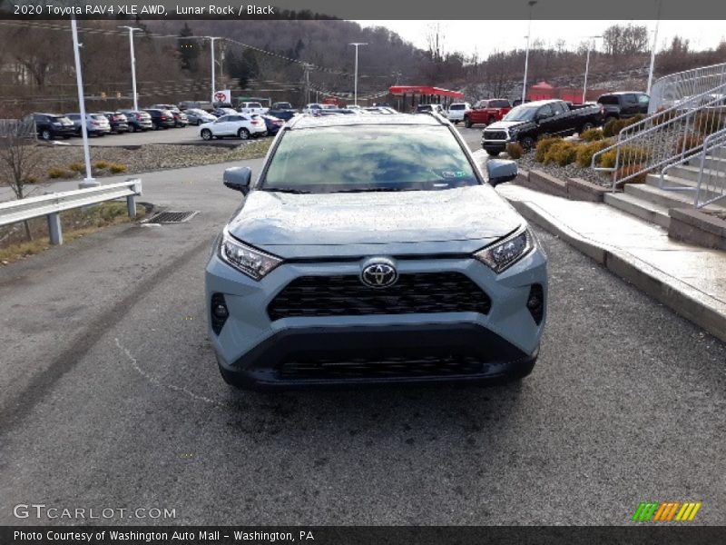 Lunar Rock / Black 2020 Toyota RAV4 XLE AWD