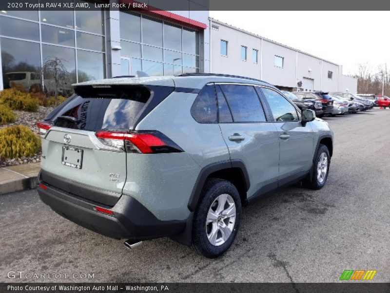 Lunar Rock / Black 2020 Toyota RAV4 XLE AWD