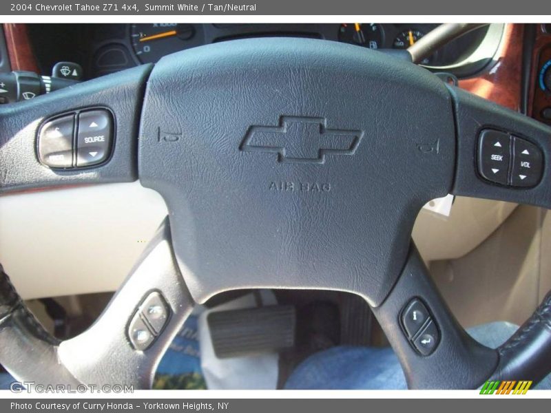 Summit White / Tan/Neutral 2004 Chevrolet Tahoe Z71 4x4