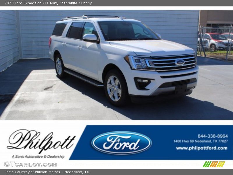 Star White / Ebony 2020 Ford Expedition XLT Max