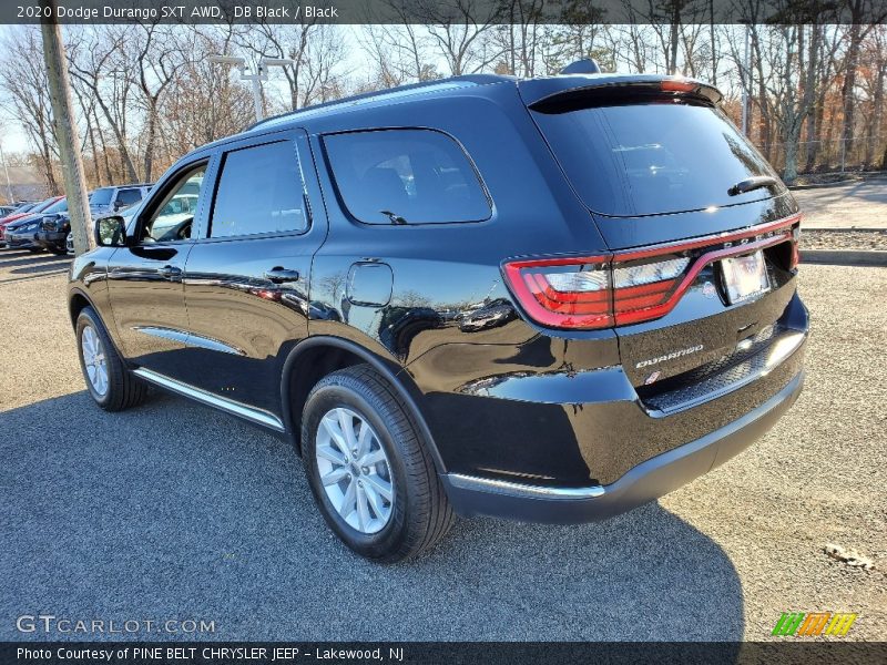 DB Black / Black 2020 Dodge Durango SXT AWD