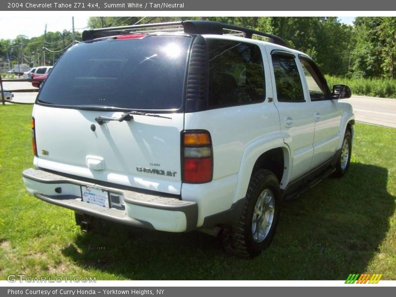 Summit White / Tan/Neutral 2004 Chevrolet Tahoe Z71 4x4