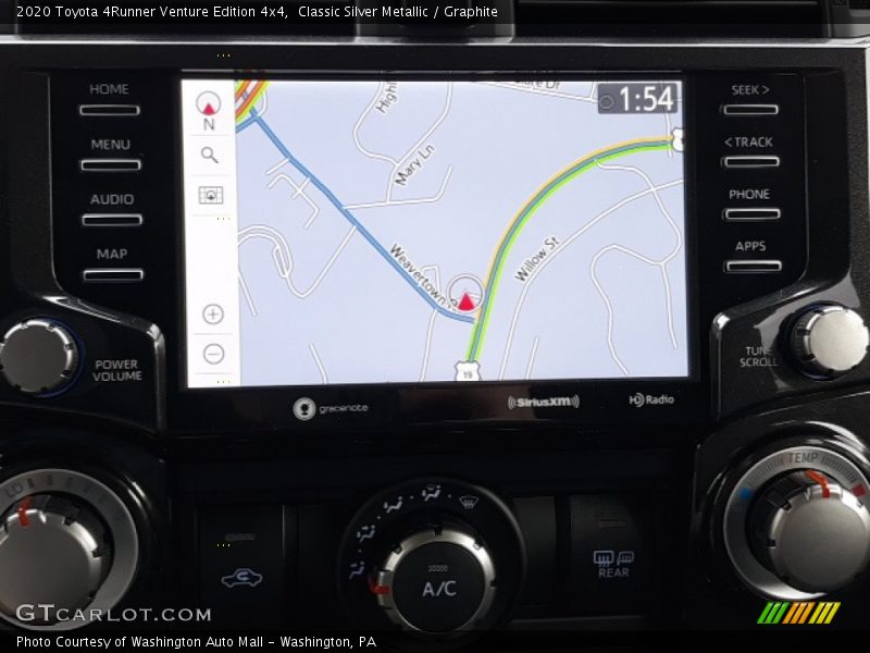 Navigation of 2020 4Runner Venture Edition 4x4