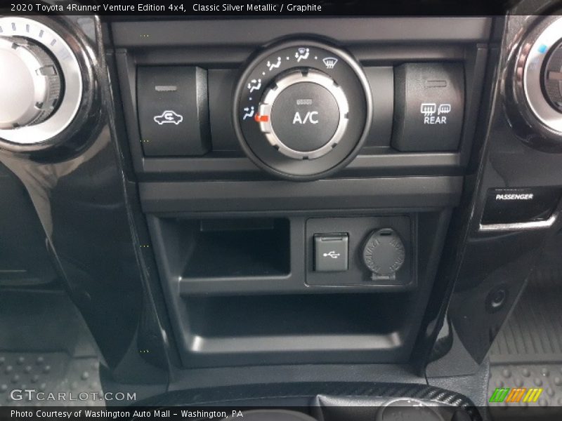 Controls of 2020 4Runner Venture Edition 4x4