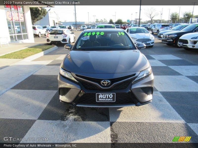 Predawn Gray Mica / Black 2019 Toyota Camry XSE