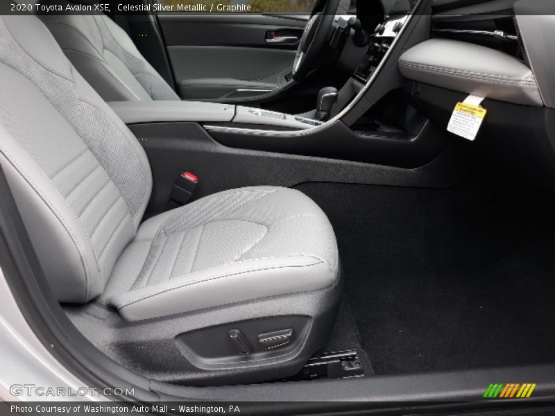Front Seat of 2020 Avalon XSE