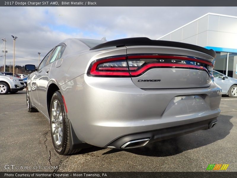 Billet Metallic / Black 2017 Dodge Charger SXT AWD