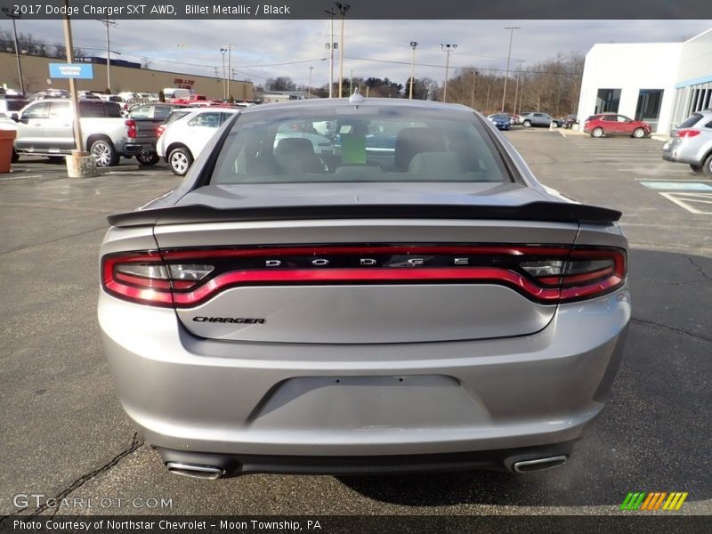 Billet Metallic / Black 2017 Dodge Charger SXT AWD