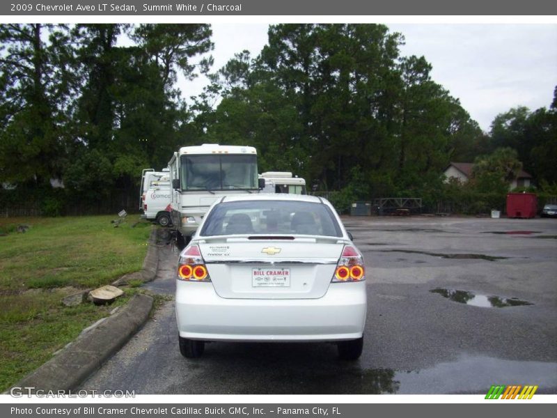 Summit White / Charcoal 2009 Chevrolet Aveo LT Sedan
