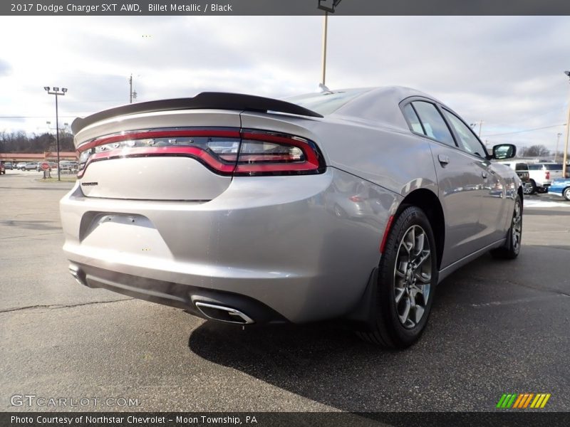 Billet Metallic / Black 2017 Dodge Charger SXT AWD