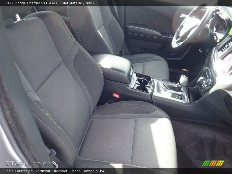 Billet Metallic / Black 2017 Dodge Charger SXT AWD