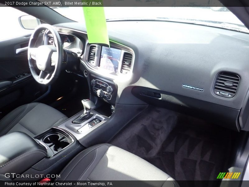 Billet Metallic / Black 2017 Dodge Charger SXT AWD