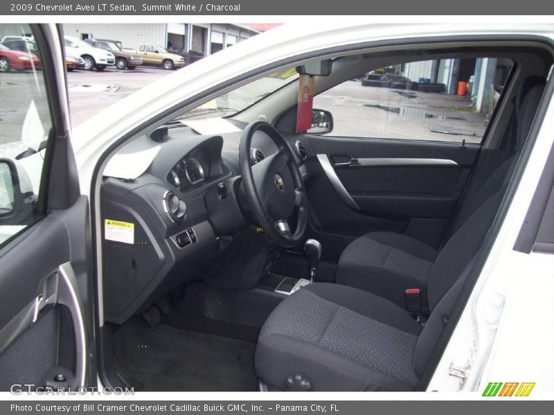 Summit White / Charcoal 2009 Chevrolet Aveo LT Sedan